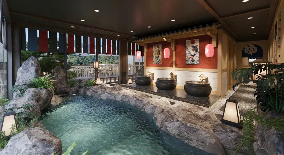 Tắm khoáng nóng Onsen